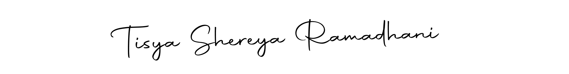 Autography-DOLnW is a professional signature style that is perfect for those who want to add a touch of class to their signature. It is also a great choice for those who want to make their signature more unique. Get Tisya Shereya Ramadhani name to fancy signature for free. Tisya Shereya Ramadhani signature style 10 images and pictures png