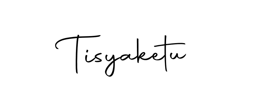 Use a signature maker to create a handwritten signature online. With this signature software, you can design (Autography-DOLnW) your own signature for name Tisyaketu. Tisyaketu signature style 10 images and pictures png