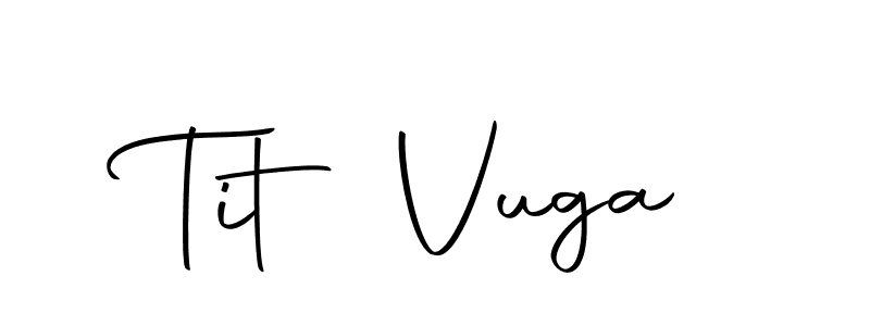 The best way (Autography-DOLnW) to make a short signature is to pick only two or three words in your name. The name Tit Vuga include a total of six letters. For converting this name. Tit Vuga signature style 10 images and pictures png