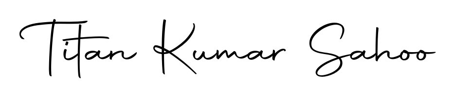 Also You can easily find your signature by using the search form. We will create Titan Kumar Sahoo name handwritten signature images for you free of cost using Autography-DOLnW sign style. Titan Kumar Sahoo signature style 10 images and pictures png