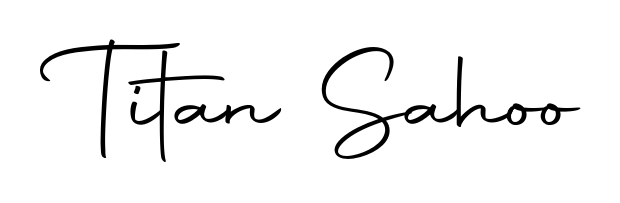 Try this chic Titan Sahoo handwritten sign style. Using Autography-DOLnW font elements, it gives your name a sleek, memorable identity. Titan Sahoo signature style 10 images and pictures png