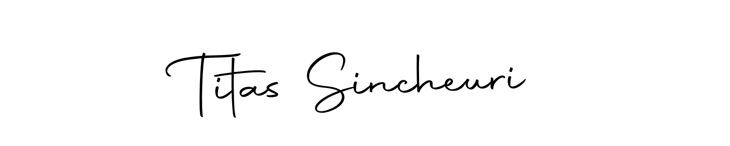 Titas Sincheuri stylish signature style. Best Handwritten Sign (Autography-DOLnW) for my name. Handwritten Signature Collection Ideas for my name Titas Sincheuri. Titas Sincheuri signature style 10 images and pictures png