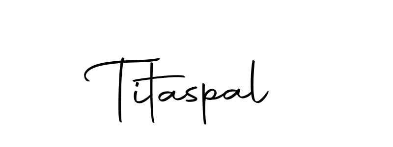 Design your own signature with our free online signature maker. With this signature software, you can create a handwritten (Autography-DOLnW) signature for name Titaspal. Titaspal signature style 10 images and pictures png