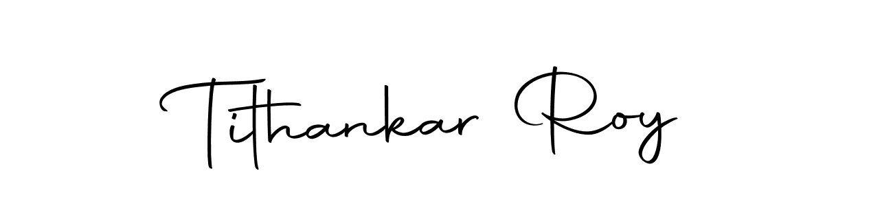 How to make Tithankar Roy name signature. Use Autography-DOLnW style for creating short signs online. This is the latest handwritten sign. Tithankar Roy signature style 10 images and pictures png