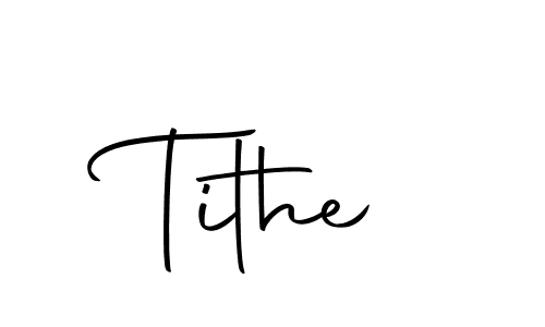 Make a beautiful signature design for name Tithe. Use this online signature maker to create a handwritten signature for free. Tithe signature style 10 images and pictures png