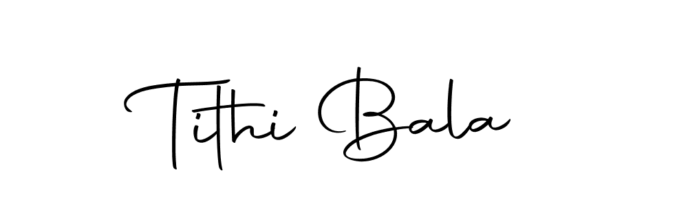 Make a beautiful signature design for name Tithi Bala. With this signature (Autography-DOLnW) style, you can create a handwritten signature for free. Tithi Bala signature style 10 images and pictures png