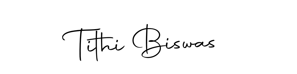 Design your own signature with our free online signature maker. With this signature software, you can create a handwritten (Autography-DOLnW) signature for name Tithi Biswas. Tithi Biswas signature style 10 images and pictures png