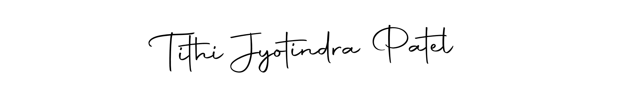 This is the best signature style for the Tithi Jyotindra Patel name. Also you like these signature font (Autography-DOLnW). Mix name signature. Tithi Jyotindra Patel signature style 10 images and pictures png