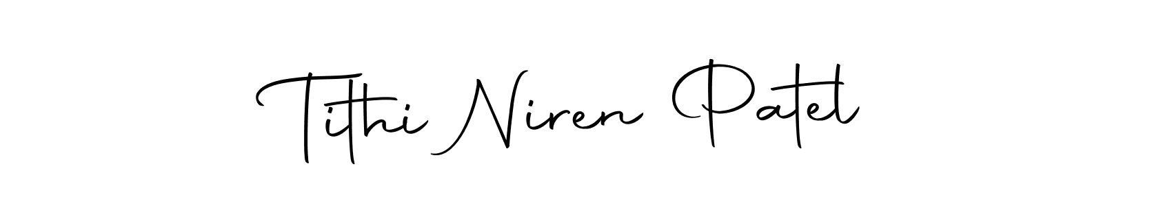 Make a beautiful signature design for name Tithi Niren Patel. Use this online signature maker to create a handwritten signature for free. Tithi Niren Patel signature style 10 images and pictures png