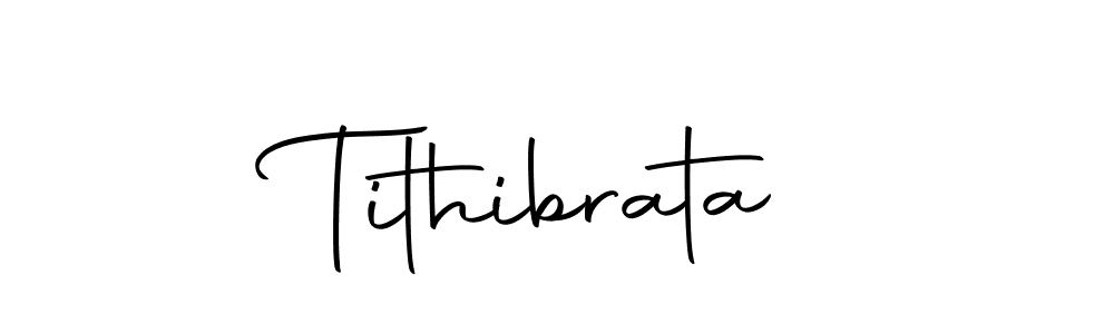 Use a signature maker to create a handwritten signature online. With this signature software, you can design (Autography-DOLnW) your own signature for name Tithibrata. Tithibrata signature style 10 images and pictures png