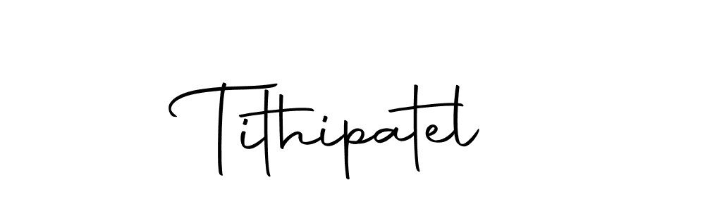 Make a beautiful signature design for name Tithipatel. Use this online signature maker to create a handwritten signature for free. Tithipatel signature style 10 images and pictures png