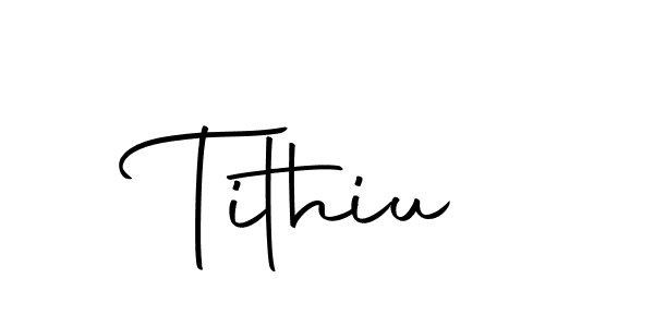 You should practise on your own different ways (Autography-DOLnW) to write your name (Tithiu) in signature. don't let someone else do it for you. Tithiu signature style 10 images and pictures png