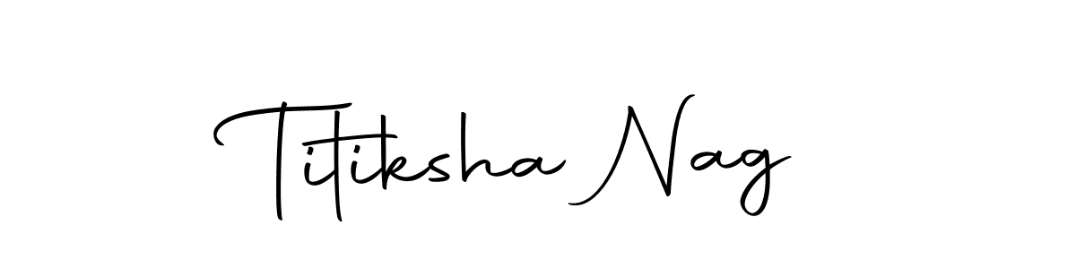 Make a beautiful signature design for name Titiksha Nag. Use this online signature maker to create a handwritten signature for free. Titiksha Nag signature style 10 images and pictures png