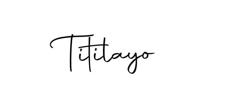 How to make Titilayo name signature. Use Autography-DOLnW style for creating short signs online. This is the latest handwritten sign. Titilayo signature style 10 images and pictures png