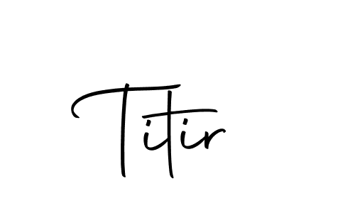 Similarly Autography-DOLnW is the best handwritten signature design. Signature creator online .You can use it as an online autograph creator for name Titir. Titir signature style 10 images and pictures png