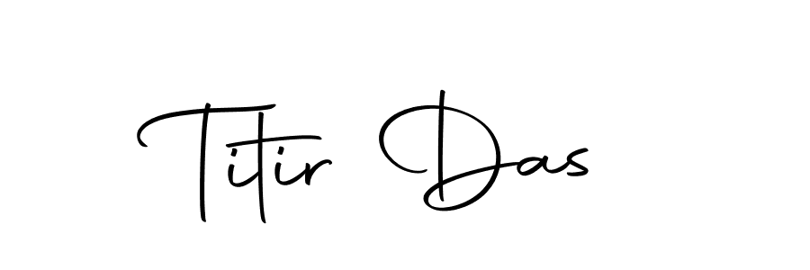 Titir Das stylish signature style. Best Handwritten Sign (Autography-DOLnW) for my name. Handwritten Signature Collection Ideas for my name Titir Das. Titir Das signature style 10 images and pictures png