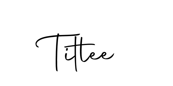 Make a beautiful signature design for name Titlee. With this signature (Autography-DOLnW) style, you can create a handwritten signature for free. Titlee signature style 10 images and pictures png