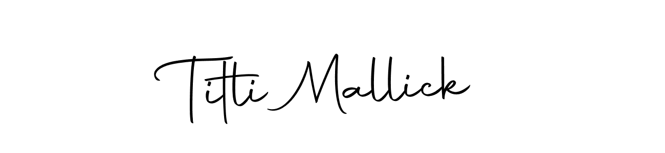 Autography-DOLnW is a professional signature style that is perfect for those who want to add a touch of class to their signature. It is also a great choice for those who want to make their signature more unique. Get Titli Mallick name to fancy signature for free. Titli Mallick signature style 10 images and pictures png