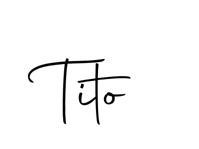 Tito stylish signature style. Best Handwritten Sign (Autography-DOLnW) for my name. Handwritten Signature Collection Ideas for my name Tito. Tito signature style 10 images and pictures png
