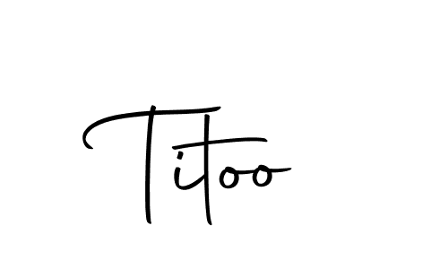 Similarly Autography-DOLnW is the best handwritten signature design. Signature creator online .You can use it as an online autograph creator for name Titoo. Titoo signature style 10 images and pictures png