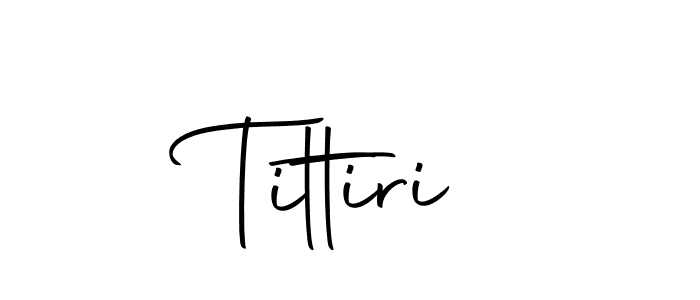 Create a beautiful signature design for name Tittiri. With this signature (Autography-DOLnW) fonts, you can make a handwritten signature for free. Tittiri signature style 10 images and pictures png
