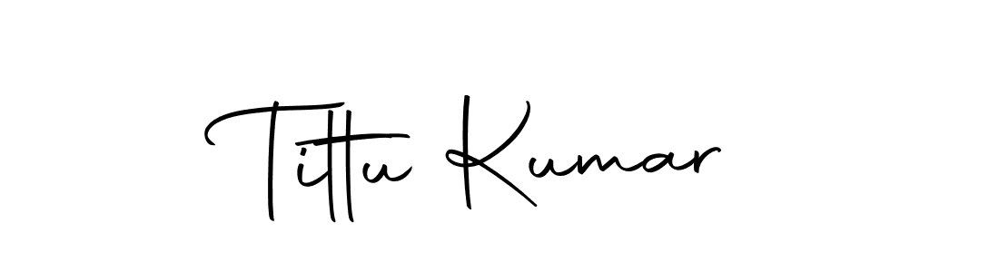 Create a beautiful signature design for name Tittu Kumar. With this signature (Autography-DOLnW) fonts, you can make a handwritten signature for free. Tittu Kumar signature style 10 images and pictures png