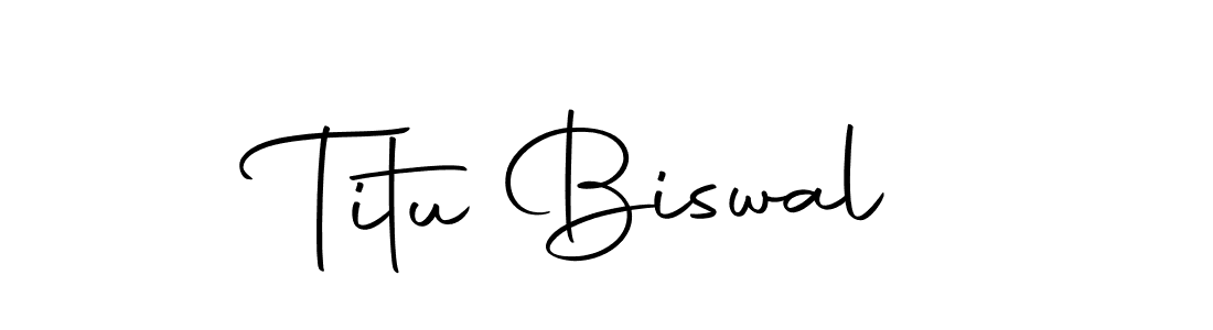 You should practise on your own different ways (Autography-DOLnW) to write your name (Titu Biswal) in signature. don't let someone else do it for you. Titu Biswal signature style 10 images and pictures png