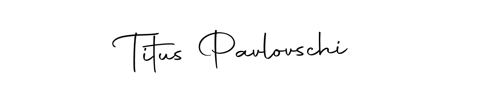 You can use this online signature creator to create a handwritten signature for the name Titus Pavlovschi. This is the best online autograph maker. Titus Pavlovschi signature style 10 images and pictures png