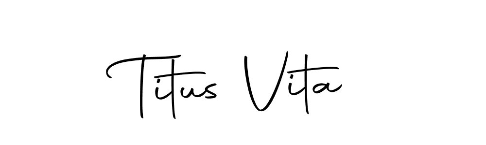 Also we have Titus Vita name is the best signature style. Create professional handwritten signature collection using Autography-DOLnW autograph style. Titus Vita signature style 10 images and pictures png