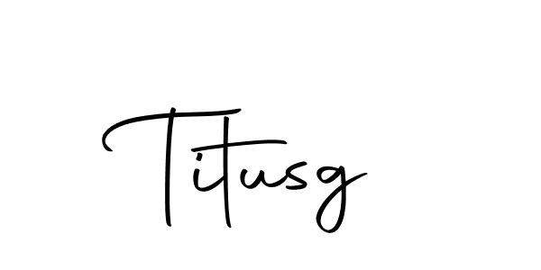 Make a beautiful signature design for name Titusg. With this signature (Autography-DOLnW) style, you can create a handwritten signature for free. Titusg signature style 10 images and pictures png