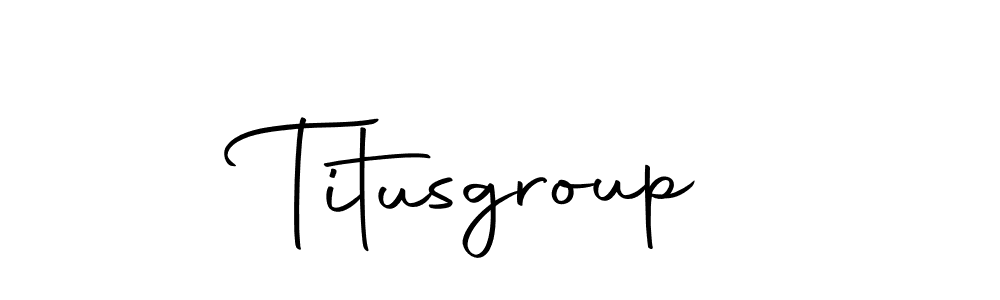 You should practise on your own different ways (Autography-DOLnW) to write your name (Titusgroup) in signature. don't let someone else do it for you. Titusgroup signature style 10 images and pictures png