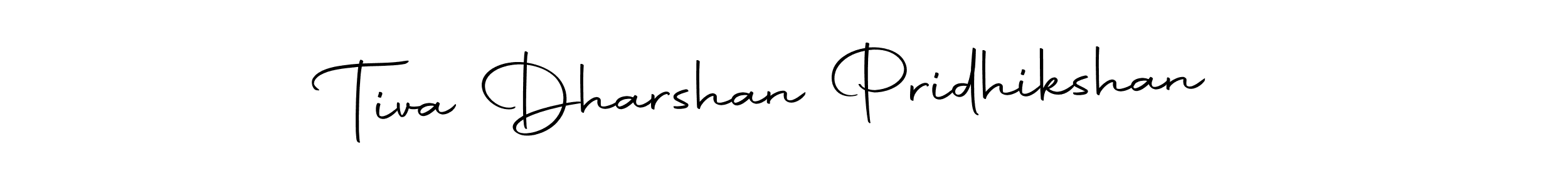 Autography-DOLnW is a professional signature style that is perfect for those who want to add a touch of class to their signature. It is also a great choice for those who want to make their signature more unique. Get Tiva Dharshan Pridhikshan name to fancy signature for free. Tiva Dharshan Pridhikshan signature style 10 images and pictures png