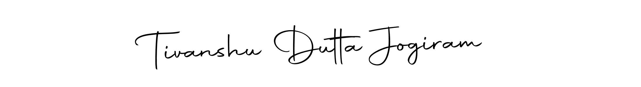 The best way (Autography-DOLnW) to make a short signature is to pick only two or three words in your name. The name Tivanshu Dutta Jogiram include a total of six letters. For converting this name. Tivanshu Dutta Jogiram signature style 10 images and pictures png