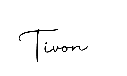 Make a beautiful signature design for name Tivon. Use this online signature maker to create a handwritten signature for free. Tivon signature style 10 images and pictures png