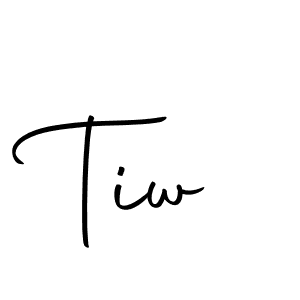 Design your own signature with our free online signature maker. With this signature software, you can create a handwritten (Autography-DOLnW) signature for name Tiw. Tiw signature style 10 images and pictures png