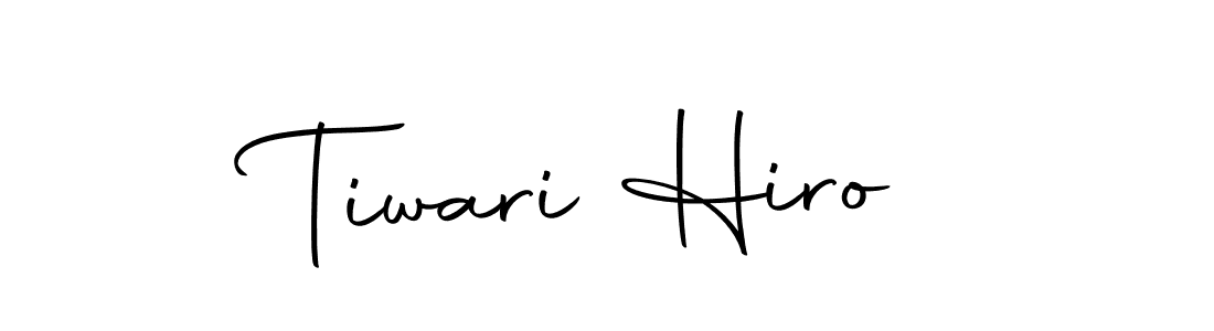 if you are searching for the best signature style for your name Tiwari Hiro. so please give up your signature search. here we have designed multiple signature styles  using Autography-DOLnW. Tiwari Hiro signature style 10 images and pictures png