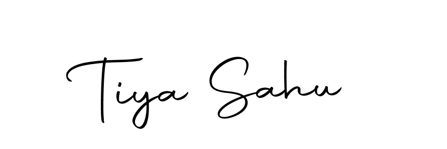 You should practise on your own different ways (Autography-DOLnW) to write your name (Tiya Sahu) in signature. don't let someone else do it for you. Tiya Sahu signature style 10 images and pictures png