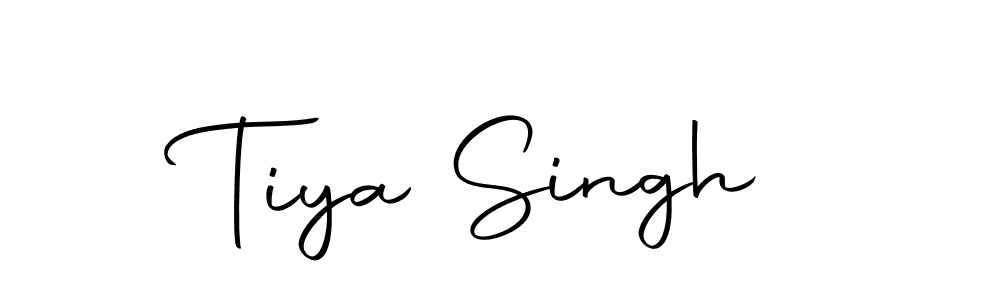 Make a short Tiya Singh signature style. Manage your documents anywhere anytime using Autography-DOLnW. Create and add eSignatures, submit forms, share and send files easily. Tiya Singh signature style 10 images and pictures png