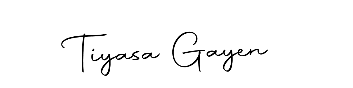 Make a beautiful signature design for name Tiyasa Gayen. With this signature (Autography-DOLnW) style, you can create a handwritten signature for free. Tiyasa Gayen signature style 10 images and pictures png