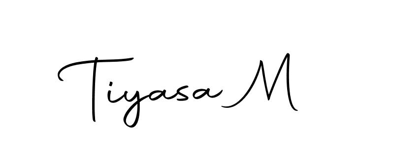 Design your own signature with our free online signature maker. With this signature software, you can create a handwritten (Autography-DOLnW) signature for name Tiyasa M. Tiyasa M signature style 10 images and pictures png