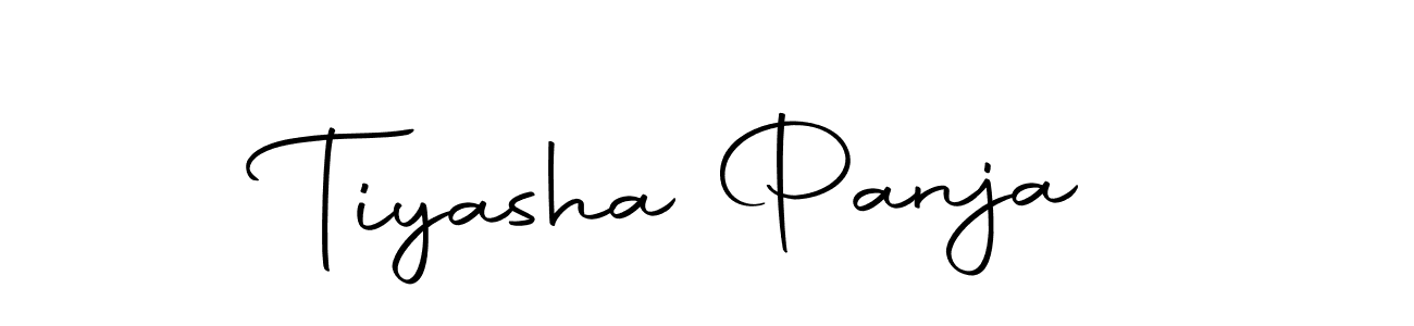 Autography-DOLnW is a professional signature style that is perfect for those who want to add a touch of class to their signature. It is also a great choice for those who want to make their signature more unique. Get Tiyasha Panja name to fancy signature for free. Tiyasha Panja signature style 10 images and pictures png