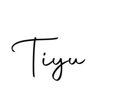 You should practise on your own different ways (Autography-DOLnW) to write your name (Tiyu) in signature. don't let someone else do it for you. Tiyu signature style 10 images and pictures png