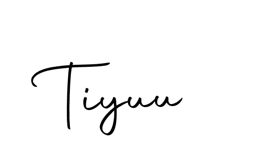 Tiyuu stylish signature style. Best Handwritten Sign (Autography-DOLnW) for my name. Handwritten Signature Collection Ideas for my name Tiyuu. Tiyuu signature style 10 images and pictures png