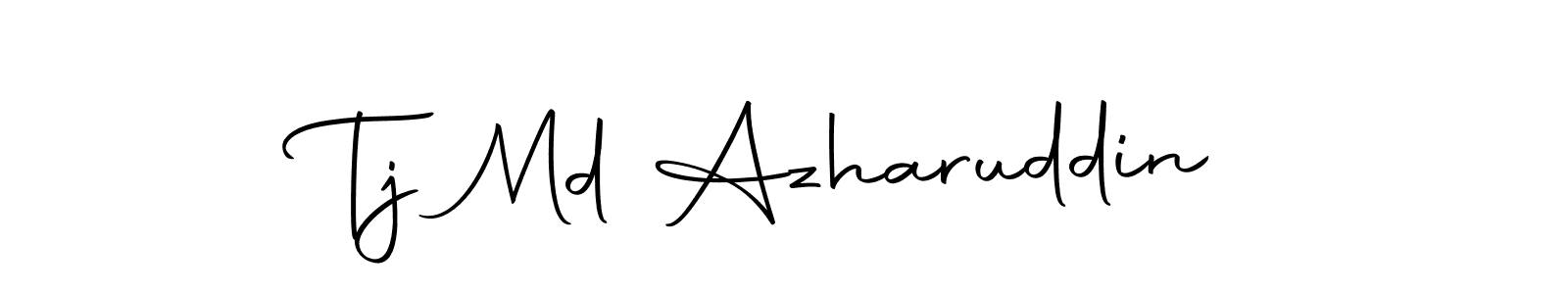 Design your own signature with our free online signature maker. With this signature software, you can create a handwritten (Autography-DOLnW) signature for name Tj Md Azharuddin. Tj Md Azharuddin signature style 10 images and pictures png