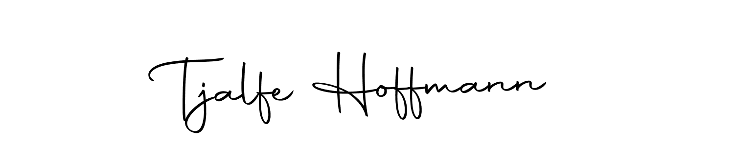 You should practise on your own different ways (Autography-DOLnW) to write your name (Tjalfe Hoffmann) in signature. don't let someone else do it for you. Tjalfe Hoffmann signature style 10 images and pictures png