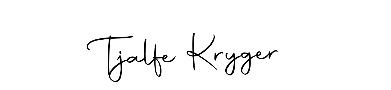 if you are searching for the best signature style for your name Tjalfe Kryger. so please give up your signature search. here we have designed multiple signature styles  using Autography-DOLnW. Tjalfe Kryger signature style 10 images and pictures png