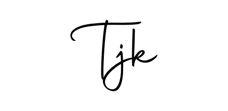 Looking for an artistic signature for Tjk? The Autography-DOLnW calligraphy style gives a sophisticated flow suitable for business cards and emails. Tjk signature style 10 images and pictures png