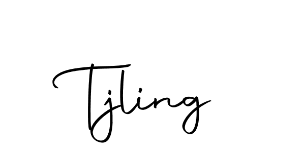 Create a beautiful signature design for name Tjling. With this signature (Autography-DOLnW) fonts, you can make a handwritten signature for free. Tjling signature style 10 images and pictures png