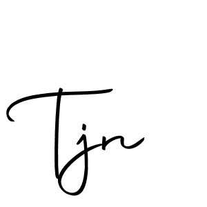 You should practise on your own different ways (Autography-DOLnW) to write your name (Tjn) in signature. don't let someone else do it for you. Tjn signature style 10 images and pictures png