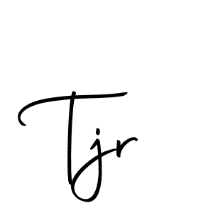 Make a beautiful signature design for name Tjr. With this signature (Autography-DOLnW) style, you can create a handwritten signature for free. Tjr signature style 10 images and pictures png